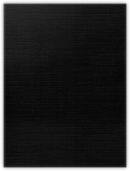 Black Linen 100lb 9 x 12 Two Pocket Folders with 4 Inch Round Corner Pockets and 1/4 Inch Expansion with Double Score Spine