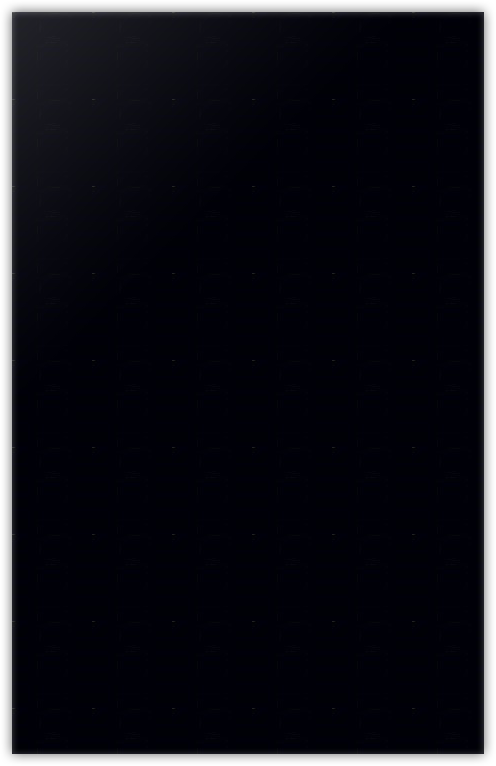 Black Semi-Gloss 6 x 9 Two Pocket Half Size Folder with 3 Inch Pockets - front view