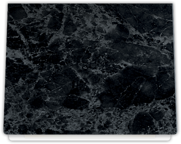 Black Marble Semi-Gloss Marble 14pt C1S 9 1/2 x 12 Landscape or Portrait Certificate Holders with Rounded Corner Slits