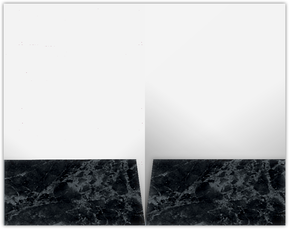 Black Marble Semi-Gloss 14pt C1S 9 1/2 x 14 1/2 Two Pocket Legal Folders with 4 1/2 Inch Pockets