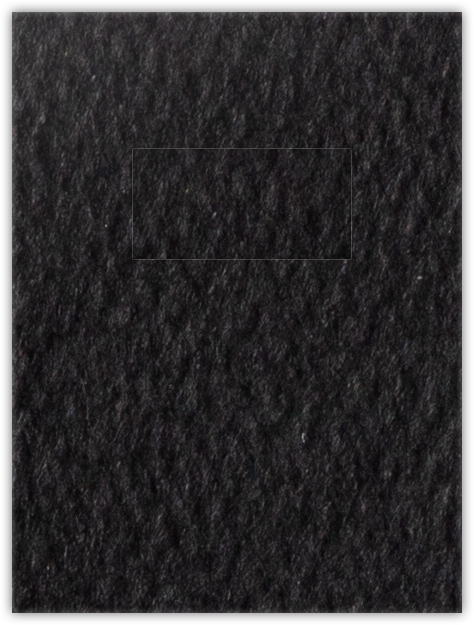 Black Felt 80lb 9 x 12 Two Pocket Folders with 4 Inch Pockets and 2 x 4 Window