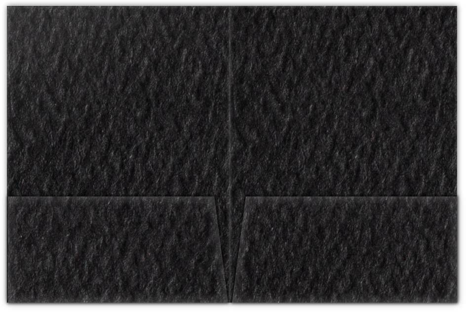 Black Felt 80lb 9 x 12 Two Pocket Folders with 4 Inch Pockets