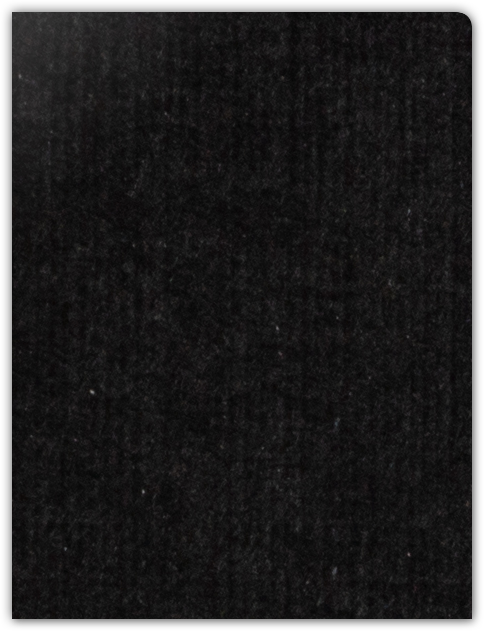 Deep Black Linen 100lb 9 x 12 Two Pocket Round Corner Folders with 4 1/4 Inch Pocket