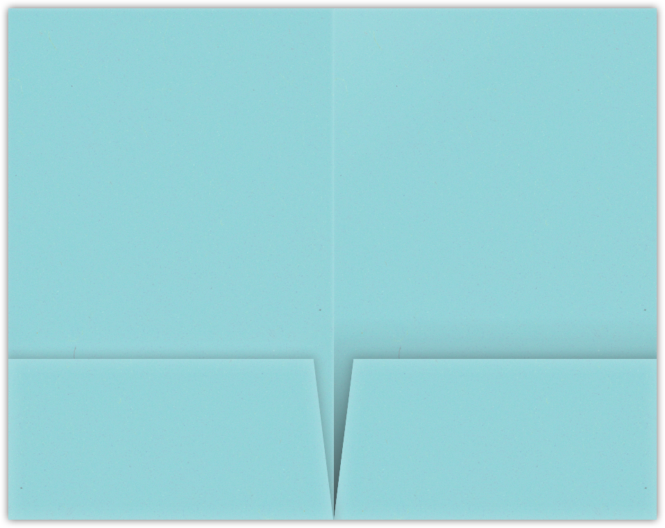 Berrylicious Vellum 100lb 6 x 9 Two Pocket Half Size Folders with 3 Inch Pockets
