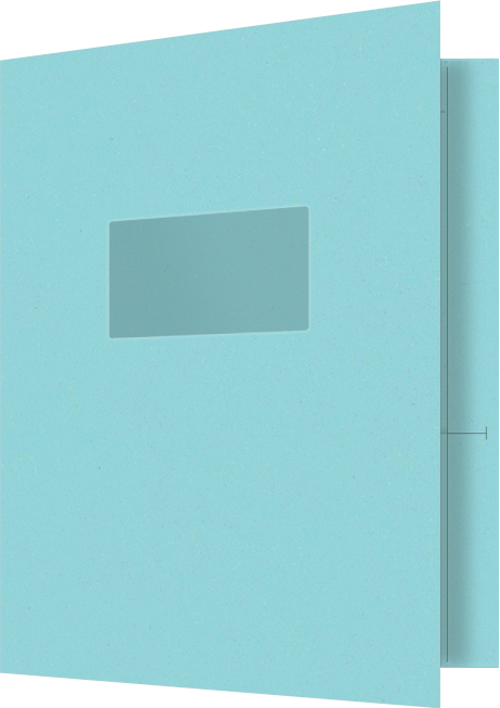 Berrylicious Vellum 100lb 9 1/2 x 11 3/4 Two Pocket Folders with 4 1/2 Inch Pockets and 1 Inch Reinforced Top and Edges