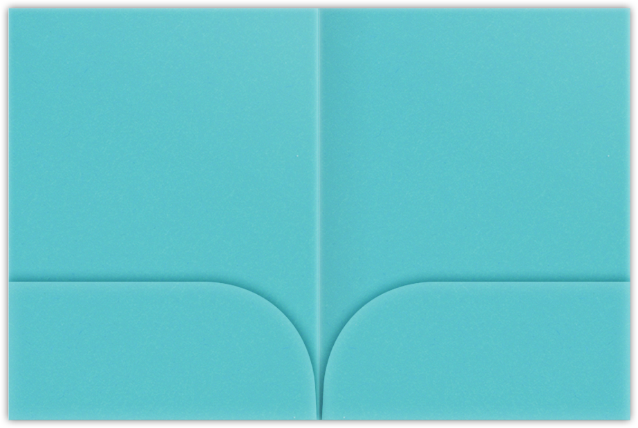 Blue Raspberry Vellum 100lb 9 x 12 Two Pocket Folders with 4 Inch Curved Pockets