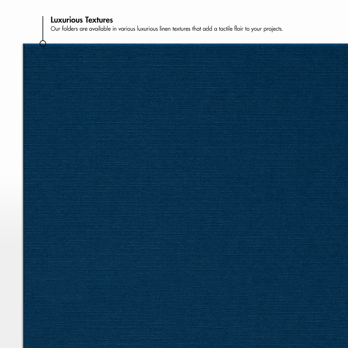 Dark Blue Linen 100lb 9 1/2 x 12 Landscape or Portrait Certificate Holders with Square Corner Slits (Holds 8 1/2 x 11 Certificate)
