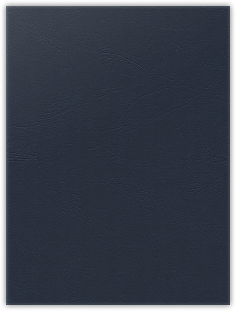 Deep Blue Cordwain 90lb 9 x 12 Two Pocket Folders with 4 Inch Pockets