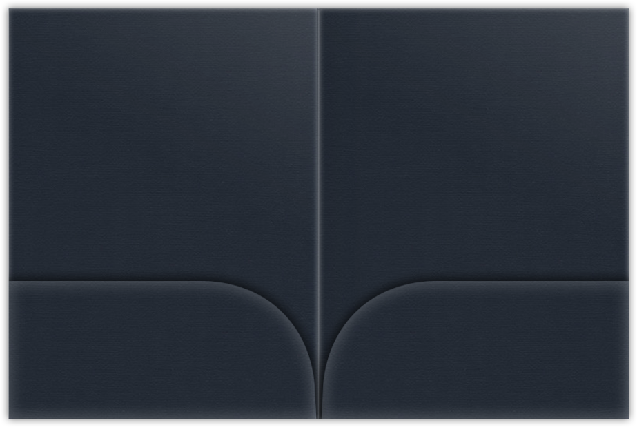 Deep Blue Hopsack 90lb 9 x 12 Two Pocket Folders with 4 Inch Curved Pockets