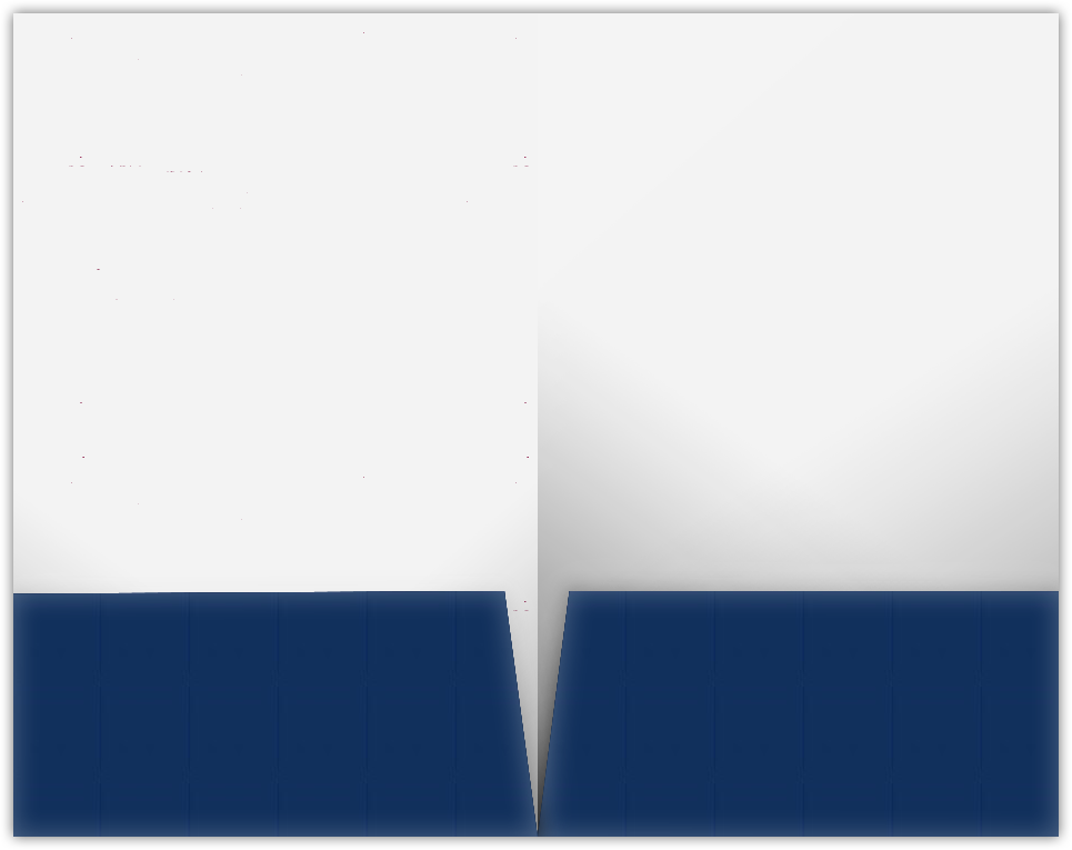 Navy Semi-Gloss 14pt C1S 9 1/2 x 14 1/2 Two Pocket Legal Folders with 4 1/2 Inch Pockets