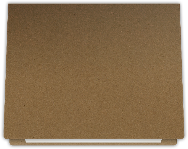 Brown Paper Bag Smooth 90lb 9 1/2 x 12 Landscape or Portrait Certificate Holders with Rounded Corner Slits