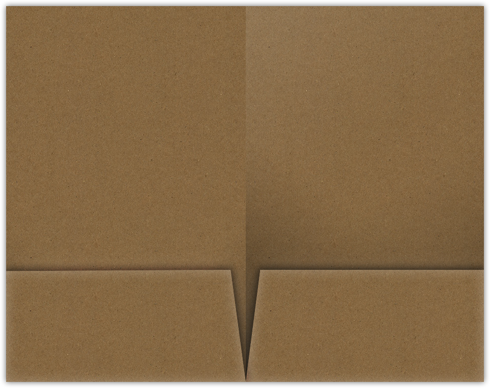 Brown Paper Bag Smooth 90lb 9 1/2 x 14 1/2 Two Pocket Legal Folders with 4 1/2 Inch Pockets