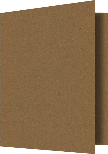 Brown Paper Bag Smooth 90lb 9 1/2 x 11 3/4 Two Pocket Folders with 4 1/2 Inch Pockets and 1 Inch Reinforced Top and Edges