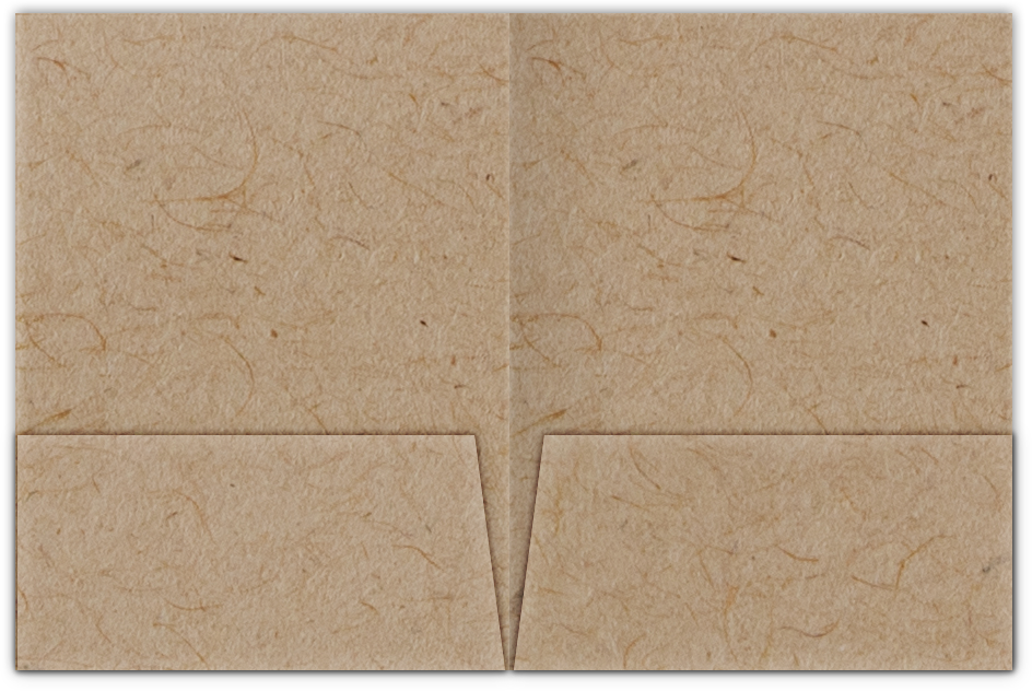 Desert Storm Smooth 80lb 9 x 12 Two Pocket Folders with 4 Inch Pockets