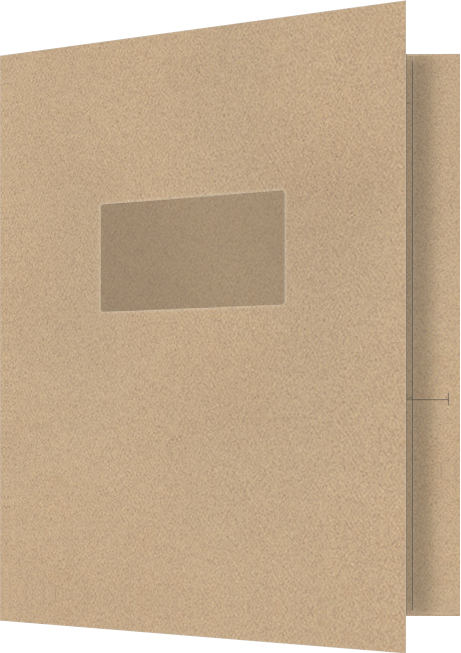 Sandstone Felt 80lb 9 1/2 x 11 3/4 Two Pocket Folders with 4 1/2 Inch Pockets and 1 Inch Reinforced Top and Edges