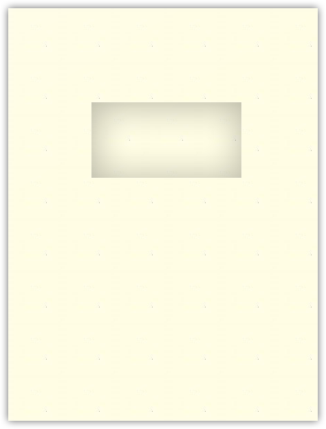 Vanilla Vellum 80lb 9 x 12 Two Pocket Folders with 4 Inch Pockets and 2 x 4 Window