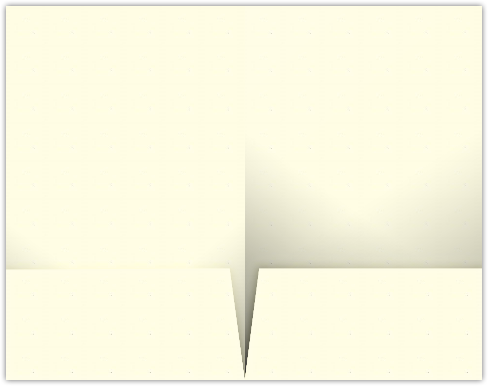 Vanilla Vellum 80lb 9 1/2 x 14 1/2 Two Pocket Legal Folders with 4 1/2 Inch Pockets