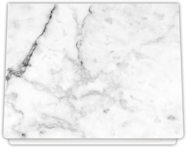 White with Ash Gray Marble Semi-Gloss 14pt C1S 9 1/2 x 12 Landscape or Portrait Certificate Holders with Rounded Corner Slits