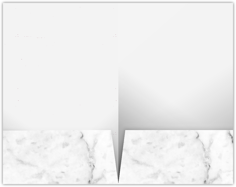 White with Ash Gray Marble Semi-Gloss 14pt C1S 9 1/2 x 14 1/2 Two Pocket Legal Folders with 4 1/2 Inch Pockets