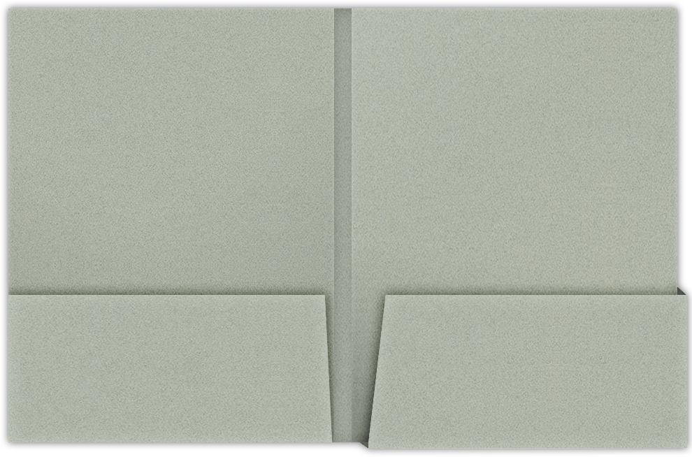 Granite Felt 80lb 9 x 12 Two Pocket Folders with 4 1/4 Inch Deep Box Pockets and 1/4 Inch Expansion with Double Score Spine