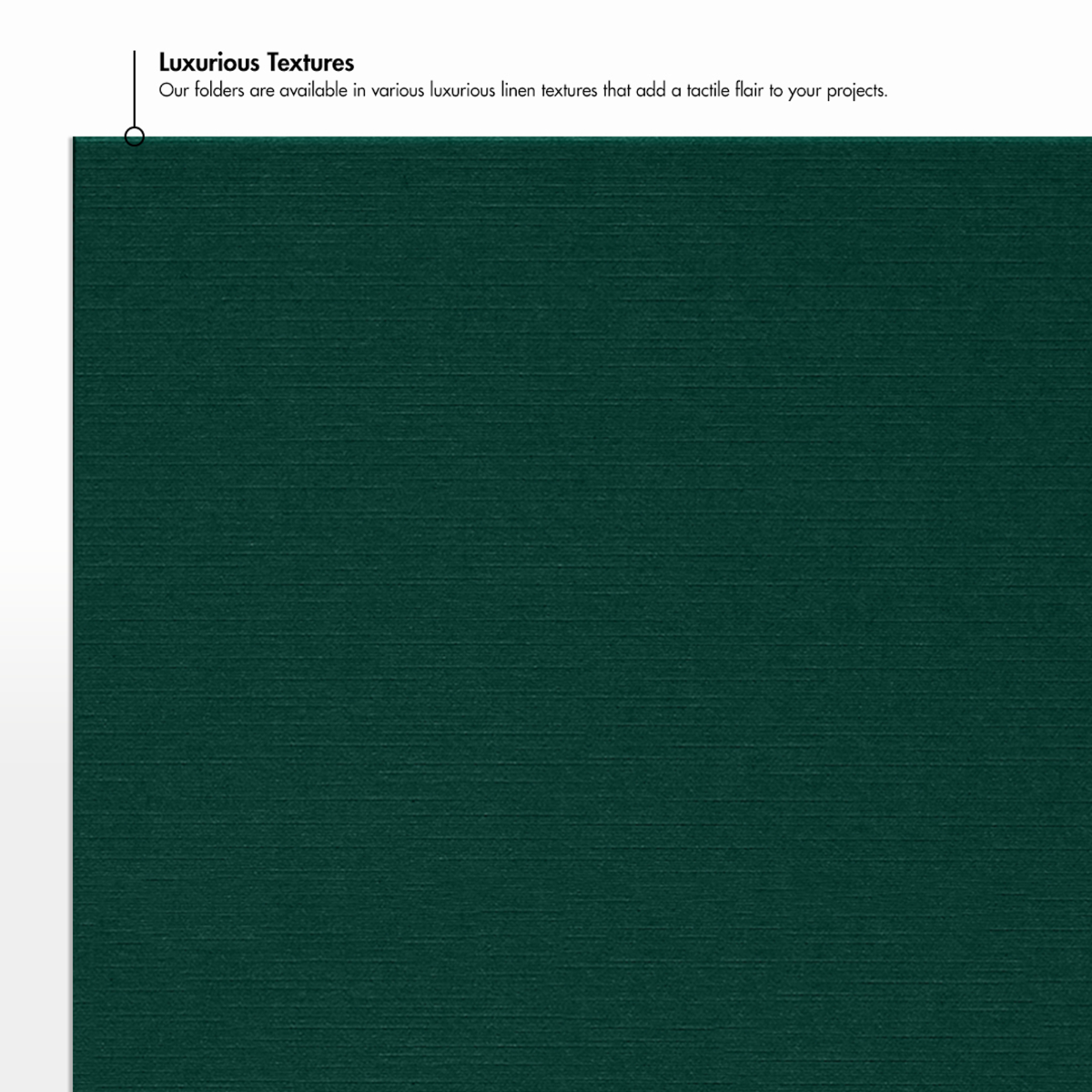 Deep Pine Linen 100lb 9 1/2 x 12 Landscape or Portrait Certificate Holders with Square Corner Slits (Holds 8 1/2 x 11 Certificate)