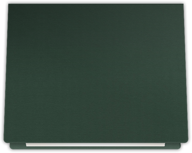 Forest Green Hopsack 90lb 9 1/2 x 12 Landscape or Portrait Certificate Holders with Rounded Corner Slits