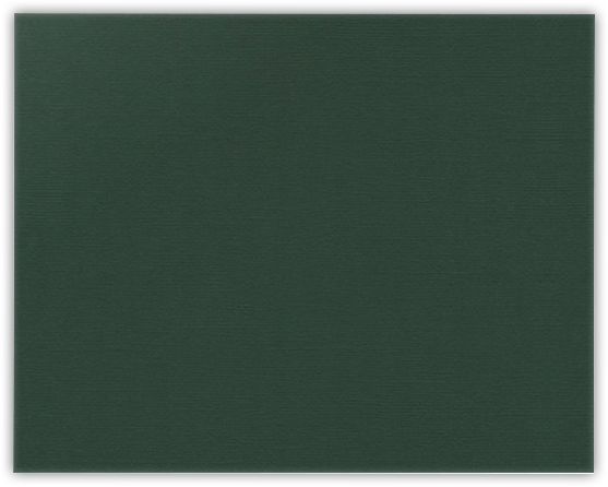 Forest Green Hopsack 90lb 9 1/2 x 12 Landscape or Portrait Certificate Holders with Square Corner Slits (Holds 8 1/2 x 11 Certificate)