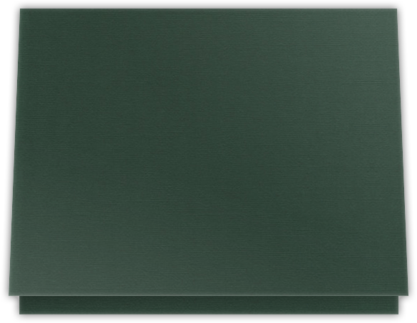 Forest Green Hopsack 90lb 9 1/2 x 12 Landscape or Portrait Certificate Holders with Square Corner Slits (Holds 8 1/2 x 11 Certificate)