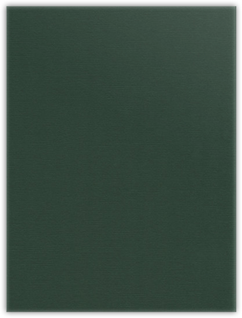 Forest Green Hopsack 90lb 9 x 12 Two Pocket Folders with 4 Inch Curved Pockets