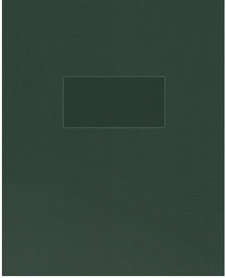 Forest Green Hopsack 90lb 9 1/2 x 11 3/4 Two Pocket Folders with 4 1/2 Inch Pockets and 1 Inch Reinforced Top and Edges