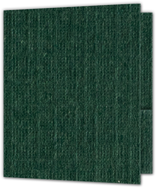 Green Linen 80lb 9 x 12 Two Pocket Folders with 4 Inch Round Corner Pockets