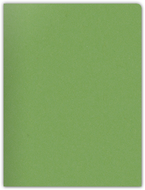 Gumdrop Green Vellum 100lb 9 x 12 Two Pocket Round Corner Folders with 4 1/4 Inch Pocket