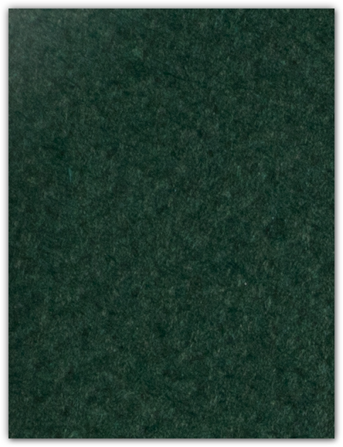 Hunter Green Felt 80lb 9 x 12 Two Pocket Folders with 4 Inch Round Corner Pockets