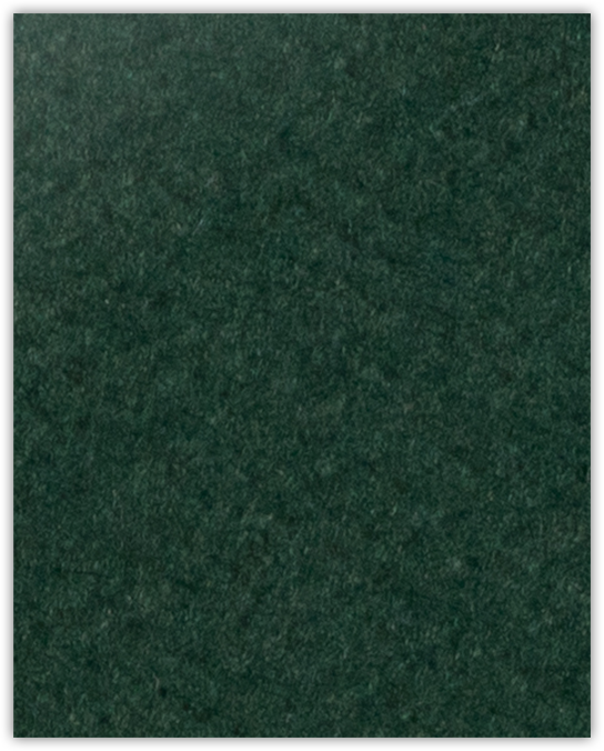 Hunter Green Felt 80lb 9 x 12 Two Pocket Folders with 4 1/4 Inch Deep Box Pockets and 1/4 Inch Expansion with Double Score Spine