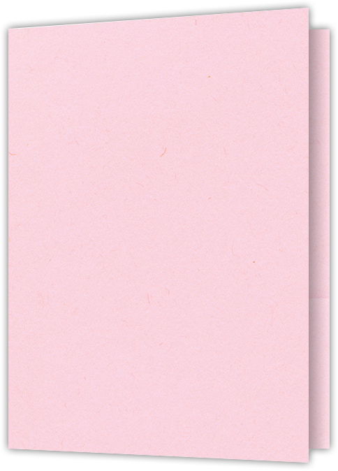 Pink Lemonade Vellum 100lb 9 x 12 Two Pocket Folders with 4 Inch Pockets