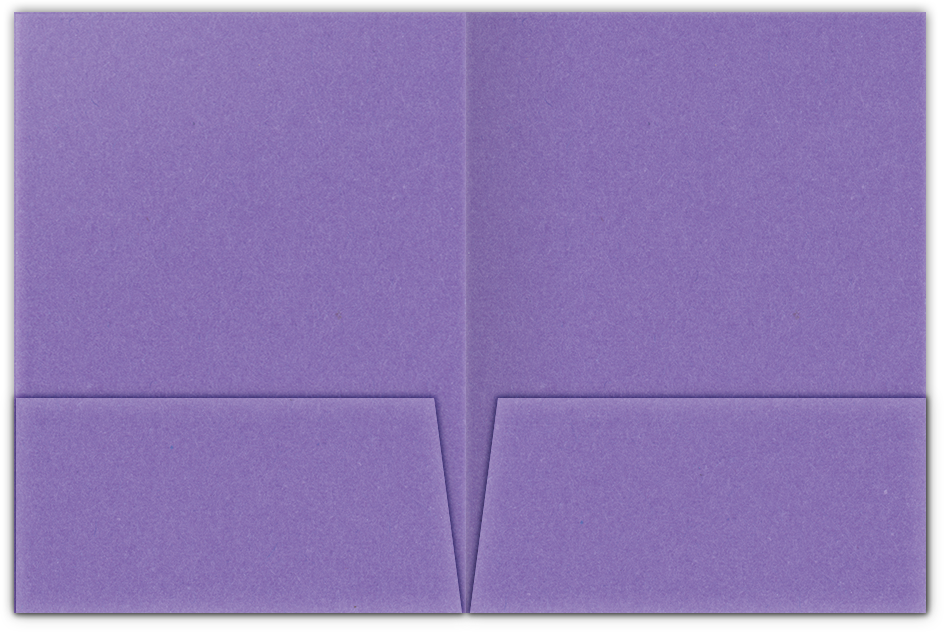 Grape Jelly Vellum 100lb 9 x 12 Two Pocket Folders with 4 Inch Pockets