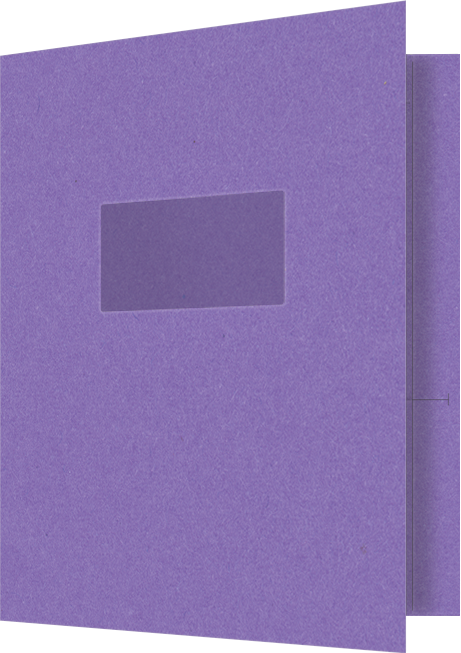Grape Jelly Vellum 100lb 9 1/2 x 11 3/4 Two Pocket Folders with 4 1/2 Inch Pockets and 1 Inch Reinforced Top and Edges