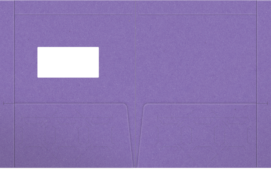 Grape Jelly Vellum 100lb 9 1/2 x 11 3/4 Two Pocket Folders with 4 1/2 Inch Pockets and 1 Inch Reinforced Top and Edges