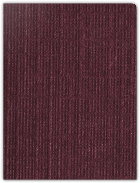 Burgundy Linen 100lb 9 x 12 Two Pocket Round Corner Folders with 4 1/4 Inch Pocket