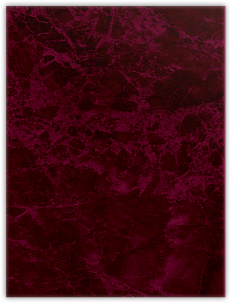Burgundy Semi-Gloss 14pt C1S 9 x 12 Two Pocket Folders with 4 Inch Curved Pockets