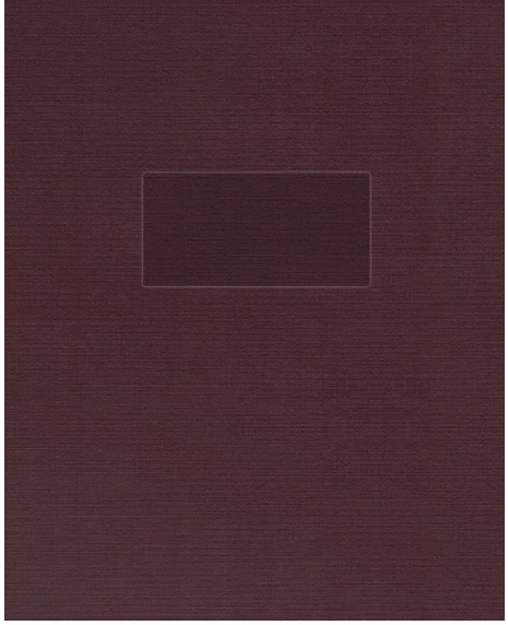 Merlot Linen 100lb 9 1/2 x 11 3/4 Two Pocket Folders with 4 1/2 Inch Pockets and 1 Inch Reinforced Top and Edges