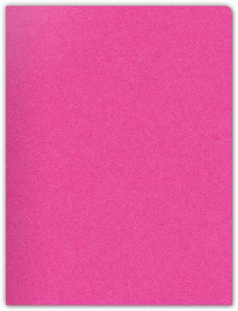 Razzle Berry Vellum 100lb 9 x 12 Two Pocket Round Corner Folders with 4 1/4 Inch Pocket