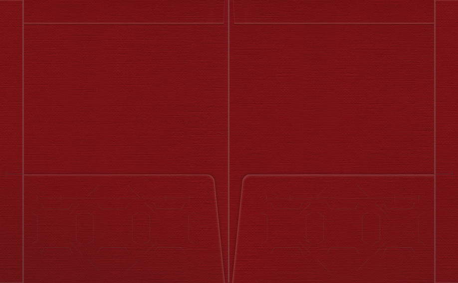 Red Hopsack 90lb 9 1/2 x 11 3/4 Two Pocket Folders with 4 1/2 Inch Pockets and 1 Inch Reinforced Top and Edges