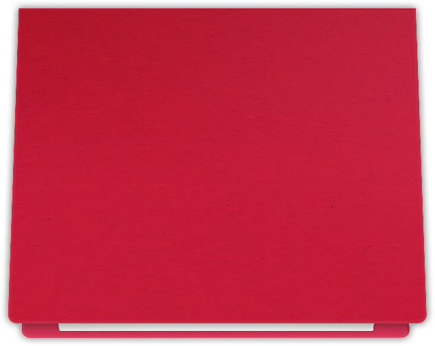 Wild Cherry Vellum 100lb 9 1/2 x 12 Landscape or Portrait Certificate Holders with Rounded Corner Slits