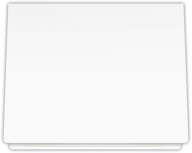 Cougar White Smooth 100lb 9 1/2 x 12 Landscape or Portrait Certificate Holders with Rounded Corner Slits