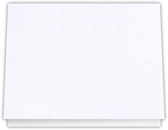 Marble Crush White Smooth 12pt C1S 9 1/2 x 12 Landscape or Portrait Certificate Holders with Square Corner Slits (Holds 8 1/2 x 11 Certificate)