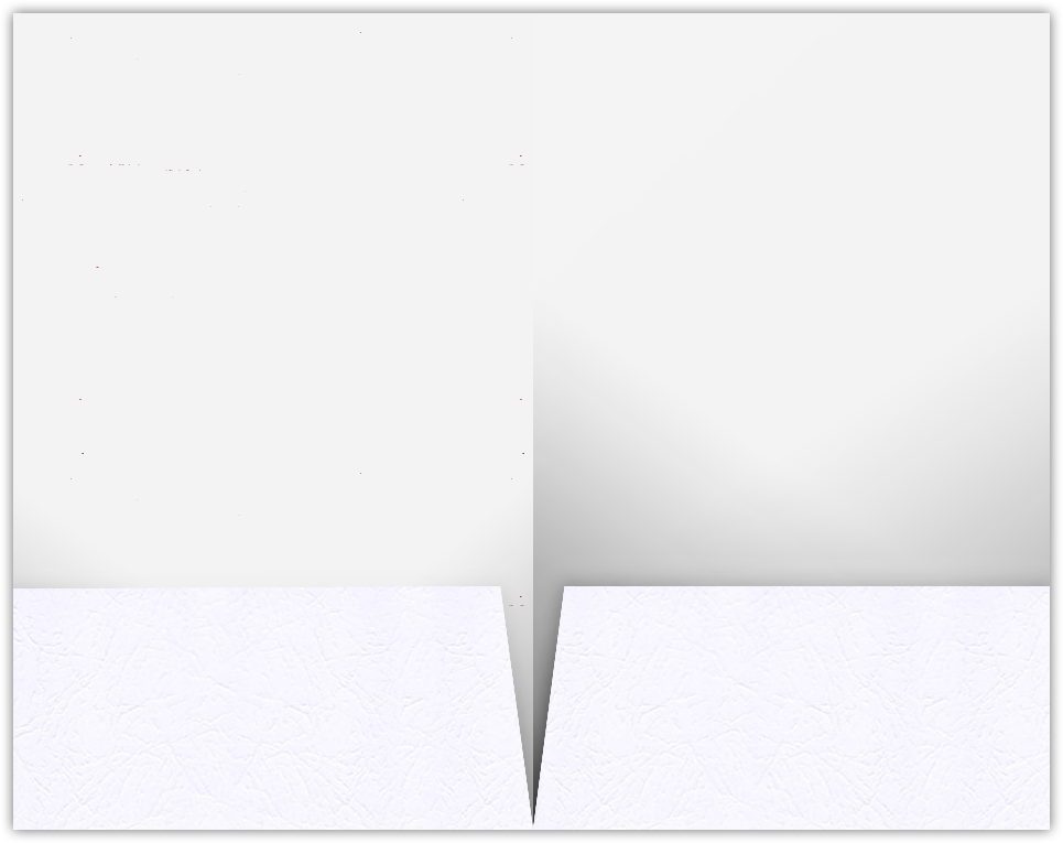 Marble Crush White Smooth 12pt C1S 9 1/2 x 14 1/2 Two Pocket Legal Folders with 4 1/2 Inch Pockets