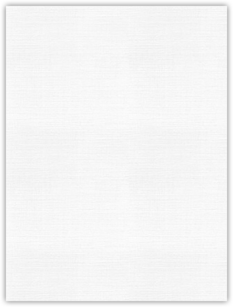 Warm White Linen 80lb 9 x 12 Two Pocket Folders with 4 Inch Pockets