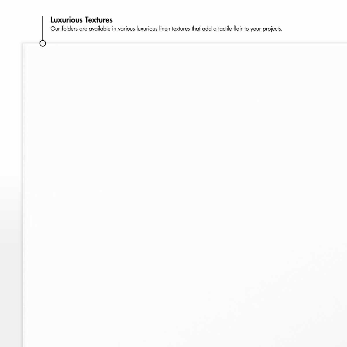 White Semi-Gloss 12pt C1S 9 1/2 x 12 Landscape or Portrait Certificate Holders with Square Corner Slits (Holds 8 1/2 x 11 Certificate)