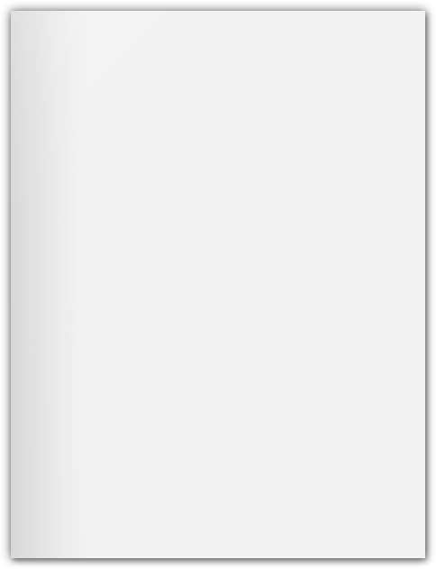 White Semi-Gloss 16pt C1S 9 x 12 Two Pocket Folders with 4 Inch Round Corner Pockets